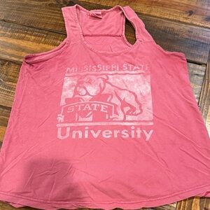 Pressbox Mississippi State University Pink Tank Top MSU. Medium. Good shape